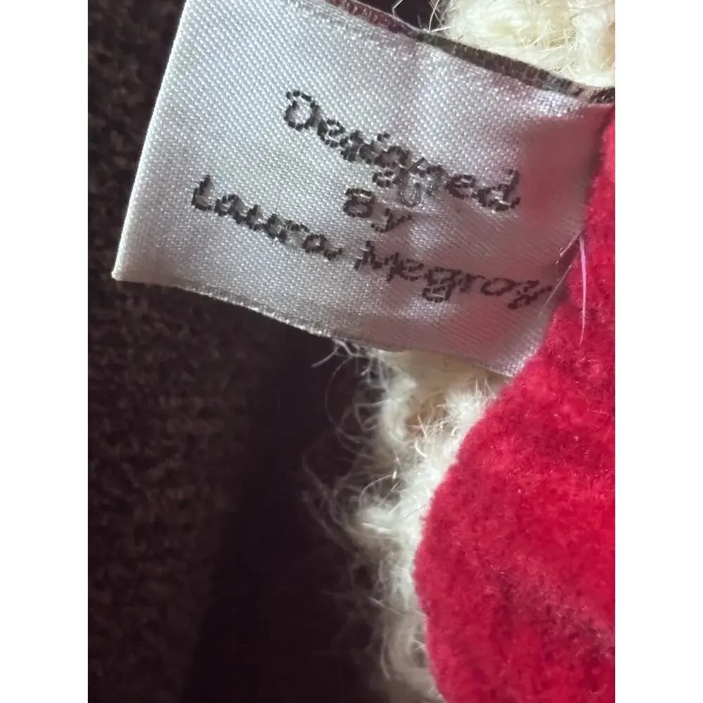 Chandler Four Corners Bringing Home the Tree Wool Pillow Black Lab Christmas